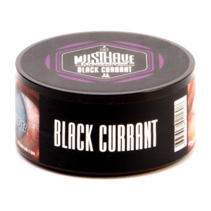 Табак Must Have - Black Currant (Черная Смородина, 25 грамм) купить в Барнауле