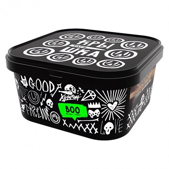 Табак Хулиган - BOO (Яблоко и Гранат, 200 грамм) купить в Барнауле