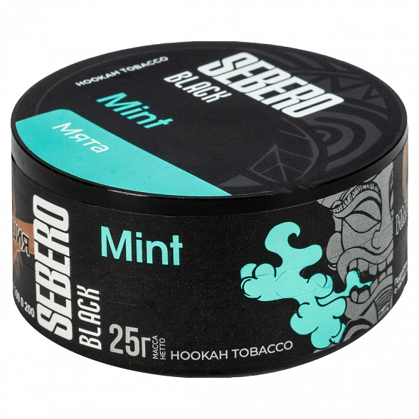 Табак Sebero Black - Mint (Мята, 25 грамм) купить в Барнауле