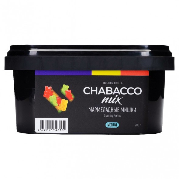Смесь Chabacco MIX MEDIUM - Gummy Bears (Мармеладные Мишки, 200 грамм) купить в Барнауле