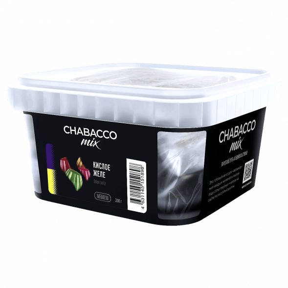 Смесь Chabacco MIX MEDIUM - Sour Jelly (Кислое Желе, 200 грамм) купить в Барнауле