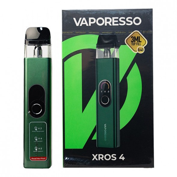 Электронная сигарета Vaporesso XROS 4 - Green (Зелёная) купить в Барнауле