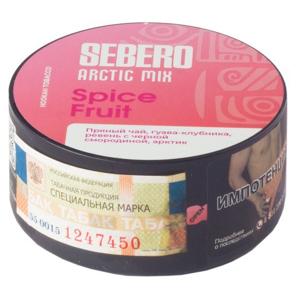 Табак Sebero Arctic Mix - Spice Fruit (Спайс Фрут, 25 грамм) купить в Барнауле
