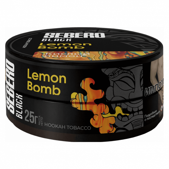 Табак Sebero Black - Lemon Bomb (Кислый Лимон, 25 грамм) купить в Барнауле