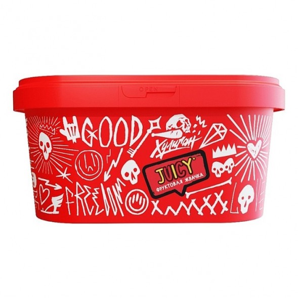 Табак Хулиган - Juicy (Фруктовая Жвачка, 200 грамм) купить в Барнауле