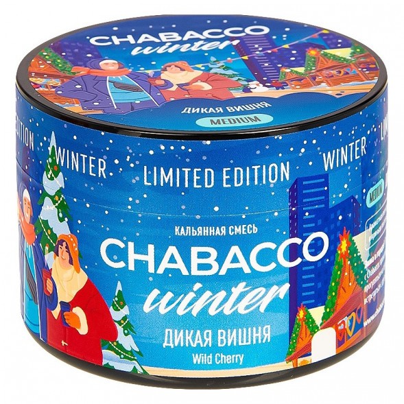 Смесь Chabacco MEDIUM - Wild Cherry (Дикая Вишня, 40 грамм) купить в Барнауле