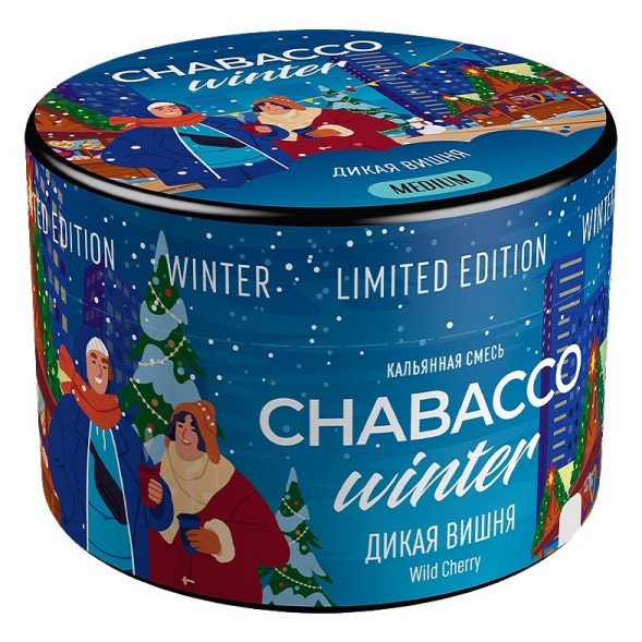 Смесь Chabacco MEDIUM - Wild Cherry (Дикая Вишня, 40 грамм) купить в Барнауле