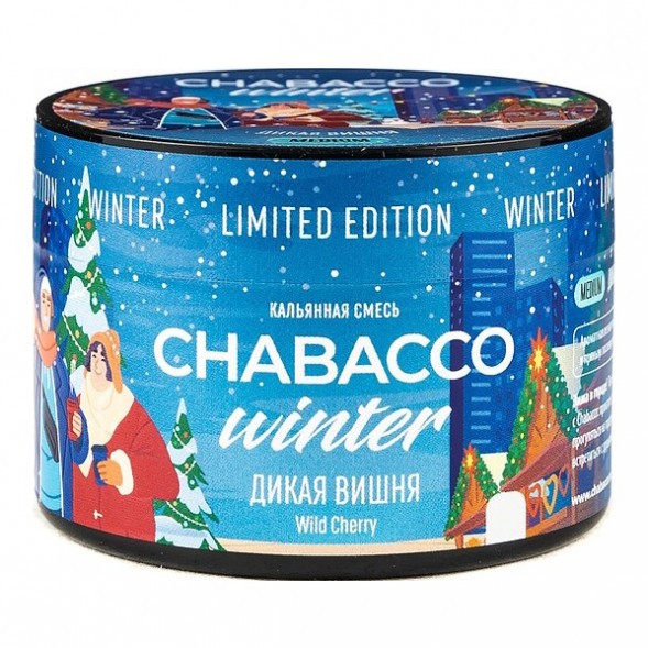 Смесь Chabacco MEDIUM - Wild Cherry (Дикая Вишня, 40 грамм) купить в Барнауле