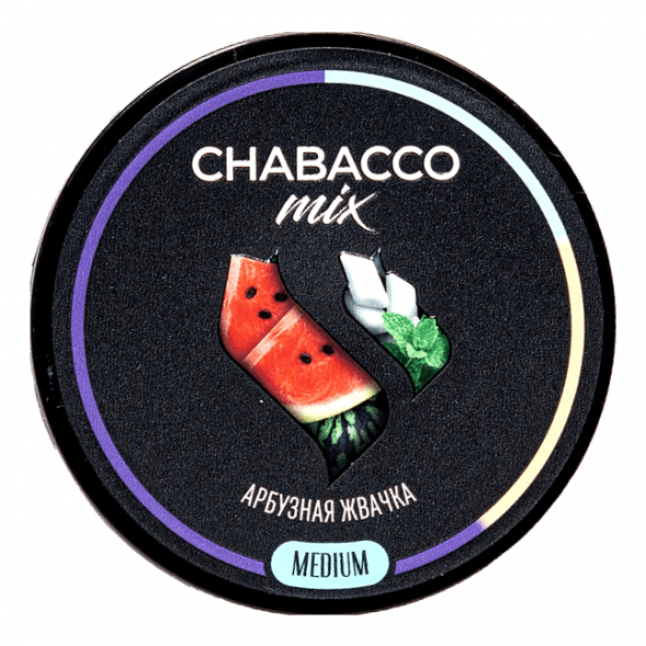 Смесь Chabacco MIX MEDIUM - Watermelon Gum (Арбузная Жвачка, 40 грамм) купить в Барнауле
