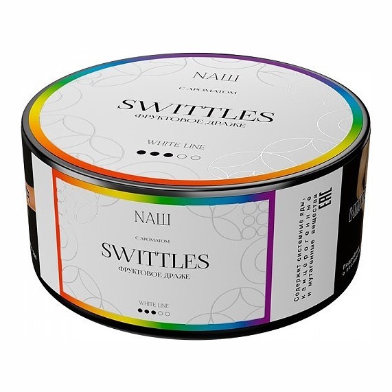 Табак NАШ WHITE - Swittles (100 грамм) купить в Барнауле