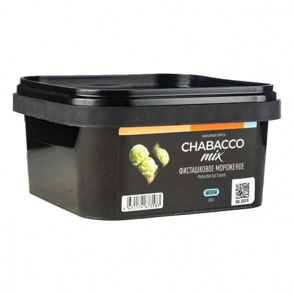 Смесь Chabacco MIX MEDIUM - Pistachio Ice Cream (Фисташковое Мороженое, 200 грамм) купить в Барнауле