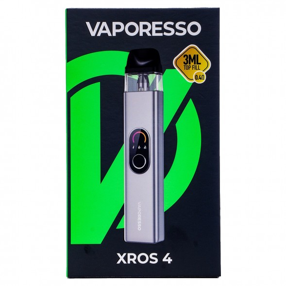 Электронная сигарета Vaporesso XROS 4 - Silver (Серебряная) купить в Барнауле