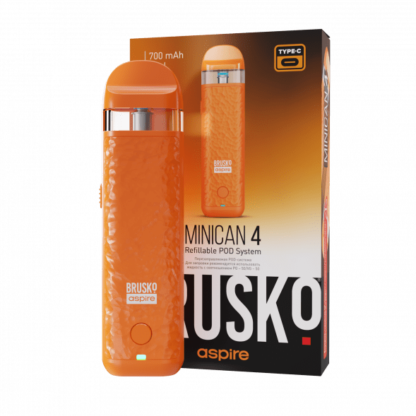 Электронная сигарета Brusko - Minican 4 (Оранжевый) купить в Барнауле