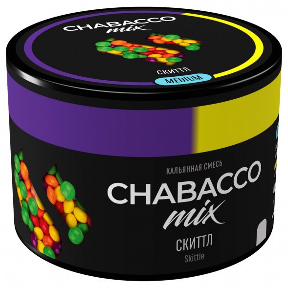 Смесь Chabacco MIX MEDIUM - Skittle (Скиттл, 40 грамм) купить в Барнауле