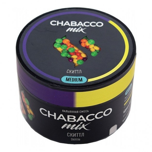 Смесь Chabacco MIX MEDIUM - Skittle (Скиттл, 40 грамм) купить в Барнауле