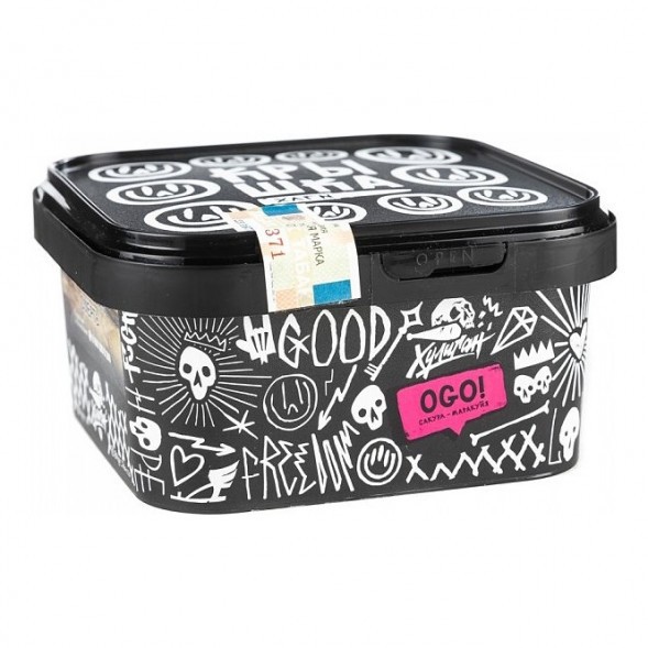 Табак Хулиган - OGO! (Сакура и Маракуйя, 200 грамм) купить в Барнауле