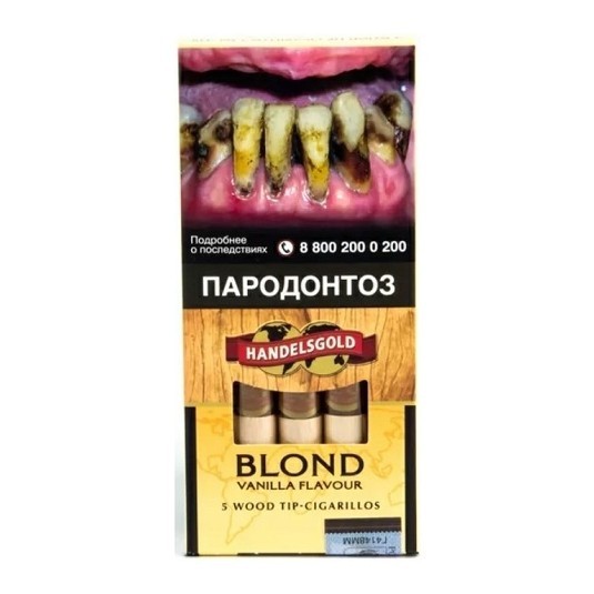 Сигариллы Handelsgold Wood Tip-Cigarillos - Vanilla Blond (5 штук) купить в Барнауле