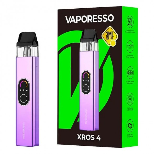 Электронная сигарета Vaporesso XROS 4 - Lilac Purple (Сиренево-Фиолетовая) купить в Барнауле