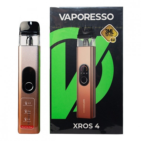 Электронная сигарета Vaporesso XROS 4 - Champagne Gold (Шампанское Золото) купить в Барнауле