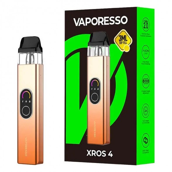 Электронная сигарета Vaporesso XROS 4 - Champagne Gold (Шампанское Золото) купить в Барнауле