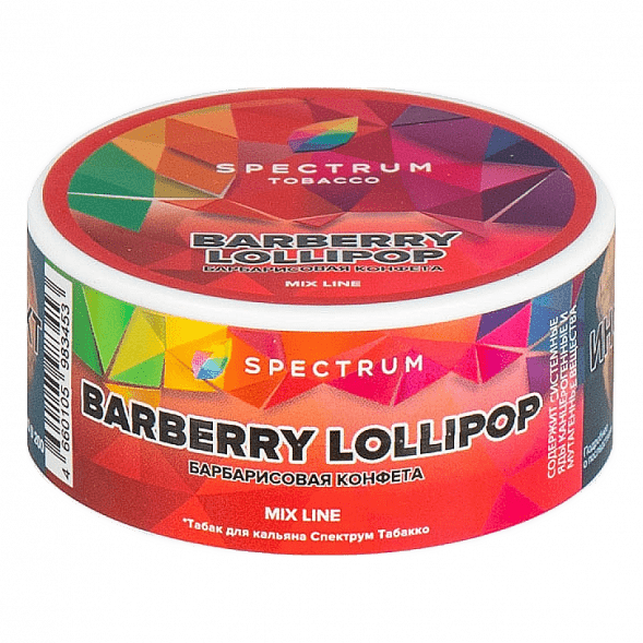 Табак Spectrum Mix Line - Barberry Lollipop (Барбарисовая Конфета, 25 грамм) купить в Барнауле