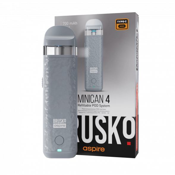Электронная сигарета Brusko - Minican 4 (Серый) купить в Барнауле
