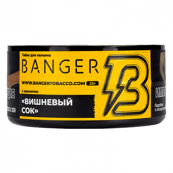 Табак Banger - Cherry Juice (Вишнёвый Сок, 25 грамм) купить в Барнауле