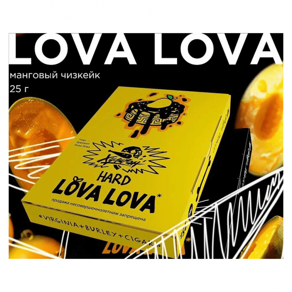 Табак Хулиган Hard - LOVA LOVA (Манговый Чизкейк, 25 грамм) купить в Барнауле