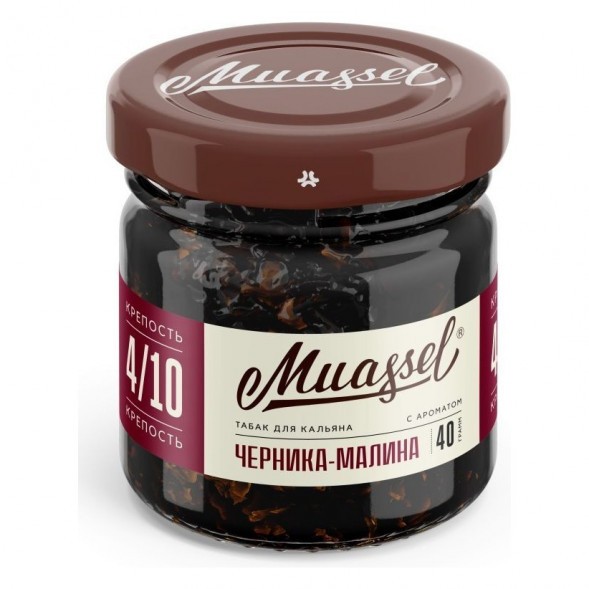 Табак Muassel Strong - Черника-Малина (40 грамм) купить в Барнауле