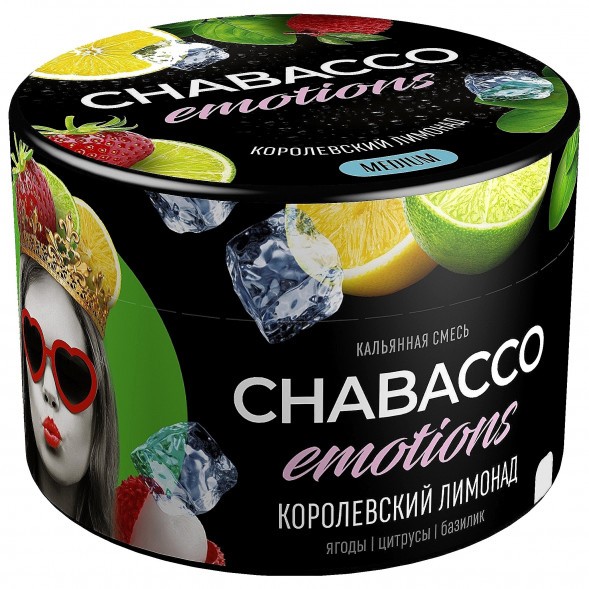 Смесь Chabacco MIX MEDIUM - Royal Lemonade (Королевский Лимонад, 40 грамм) купить в Барнауле