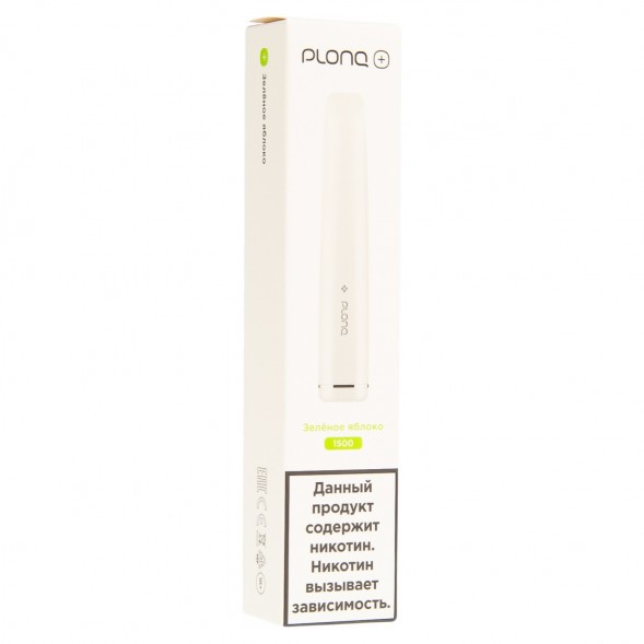 PLONQ PLUS - Зелёное Яблоко (1500 затяжек) купить в Барнауле