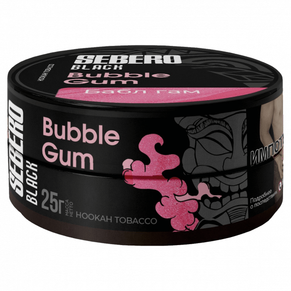 Табак Sebero Black - Bubble Gum (Бабл Гам, 25 грамм) купить в Барнауле