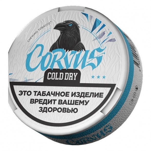 Табак жевательный CORVUS - Cold Dry MEDIUM (13 грамм) купить в Барнауле