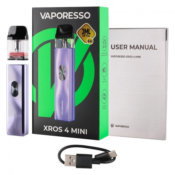 Электронная сигарета Vaporesso XROS 4 Mini - Ice Purple (Фиолетовый Лёд) купить в Барнауле