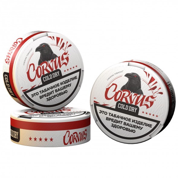 Табак жевательный CORVUS - Cold Dry STRONG (13 грамм) купить в Барнауле