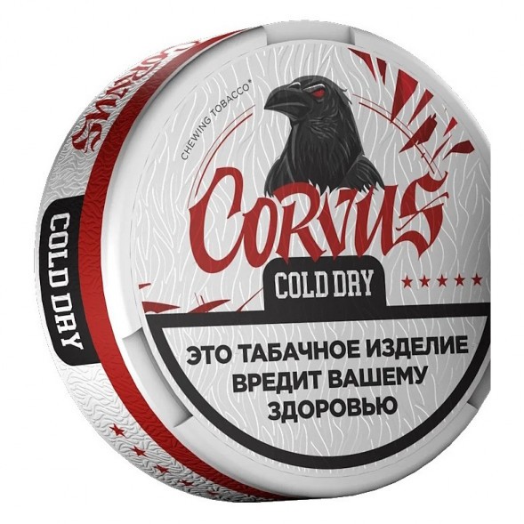 Табак жевательный CORVUS - Cold Dry STRONG (13 грамм) купить в Барнауле