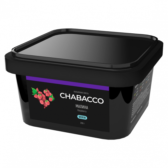 Смесь Chabacco MEDIUM - Raspberry (Малина, 200 грамм) купить в Барнауле