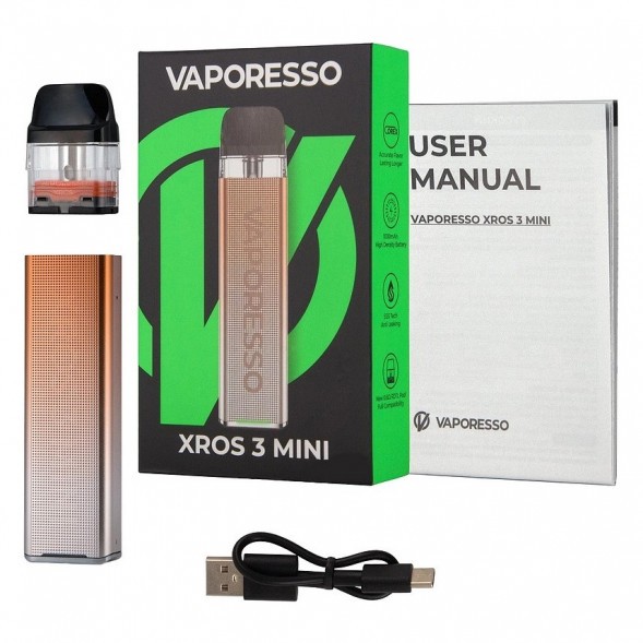 Электронная сигарета Vaporesso XROS 3 Mini - Phantom Gold купить в Барнауле