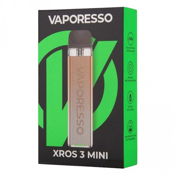 Электронная сигарета Vaporesso XROS 3 Mini - Phantom Gold купить в Барнауле