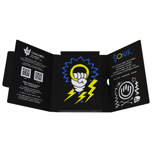 Табак Хулиган - Sonik (Фруктовые Кукурузные Колечки, 25 грамм) купить в Барнауле