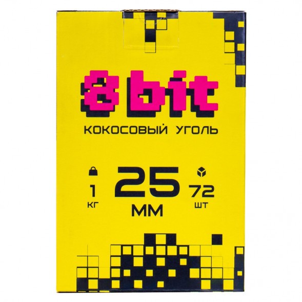 Уголь 8 Bit (25 мм, 72 кубика) купить в Барнауле