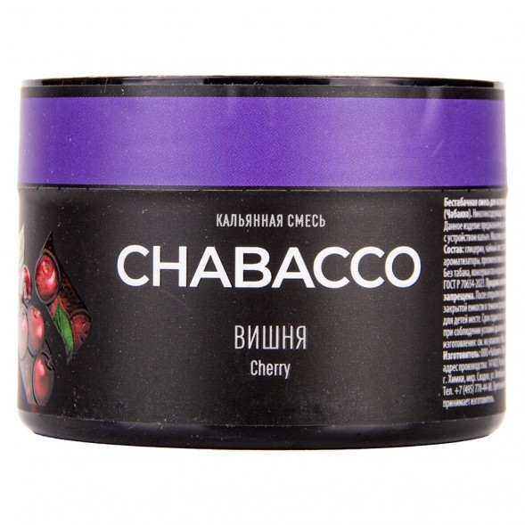Смесь Chabacco MEDIUM - Cherry (Вишня, 40 грамм) купить в Барнауле