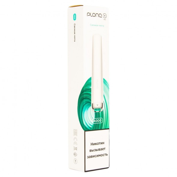 PLONQ PLUS PRO - Свежая Мята (Fresh Mint, 4000 затяжек) купить в Барнауле