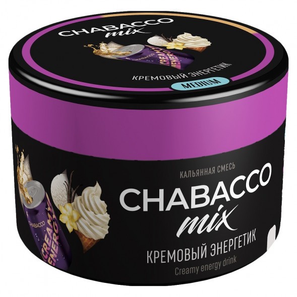 Смесь Chabacco MIX MEDIUM - Creamy Energy Drink (Кремовый Энергетик, 40 грамм) купить в Барнауле