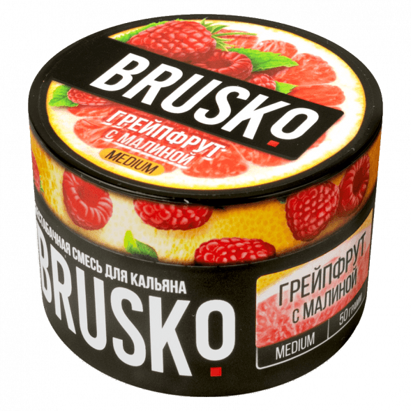 Смесь Brusko Medium - Грейпфрут с Малиной (50 грамм) купить в Барнауле