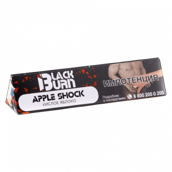 Табак BlackBurn - Apple Shock (Кислое Яблоко, 25 грамм) купить в Барнауле