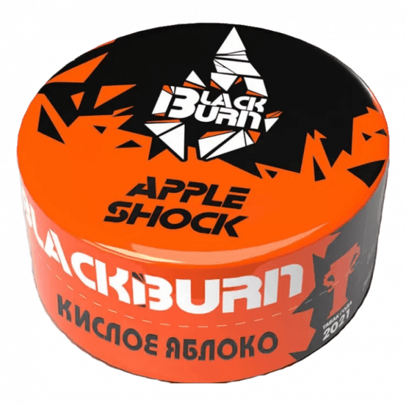 Табак BlackBurn - Apple Shock (Кислое Яблоко, 25 грамм) купить в Барнауле