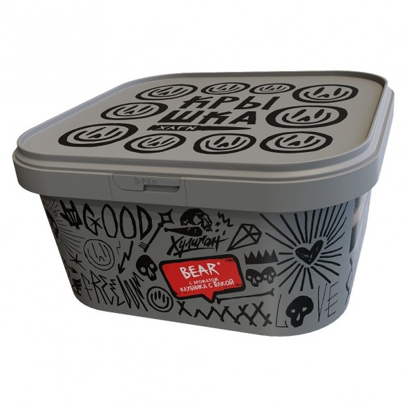 Табак Хулиган - BEAR (Клубника с Ёлкой, 200 грамм) купить в Барнауле