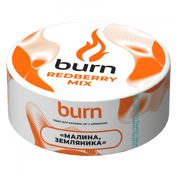 Табак Burn - Redberry Mix (Малина и Земляника, 25 грамм) купить в Барнауле