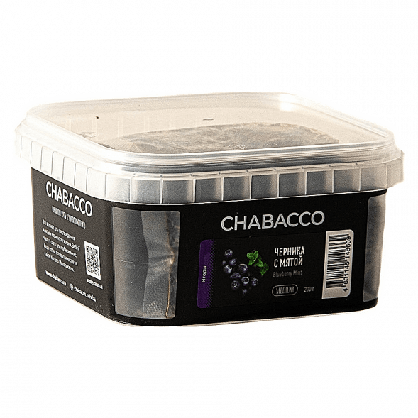 Смесь Chabacco MEDIUM - Blueberry Mint (Черника с Мятой, 200 грамм) купить в Барнауле